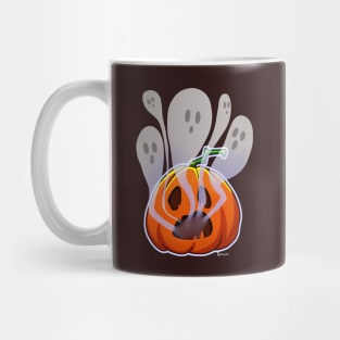 Ghostly Pumpkin - Halloween Mug